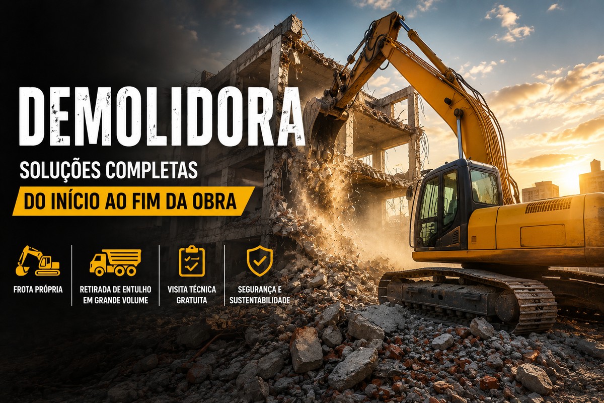 Demolidora | Serviços de Demolição | Terra Forte