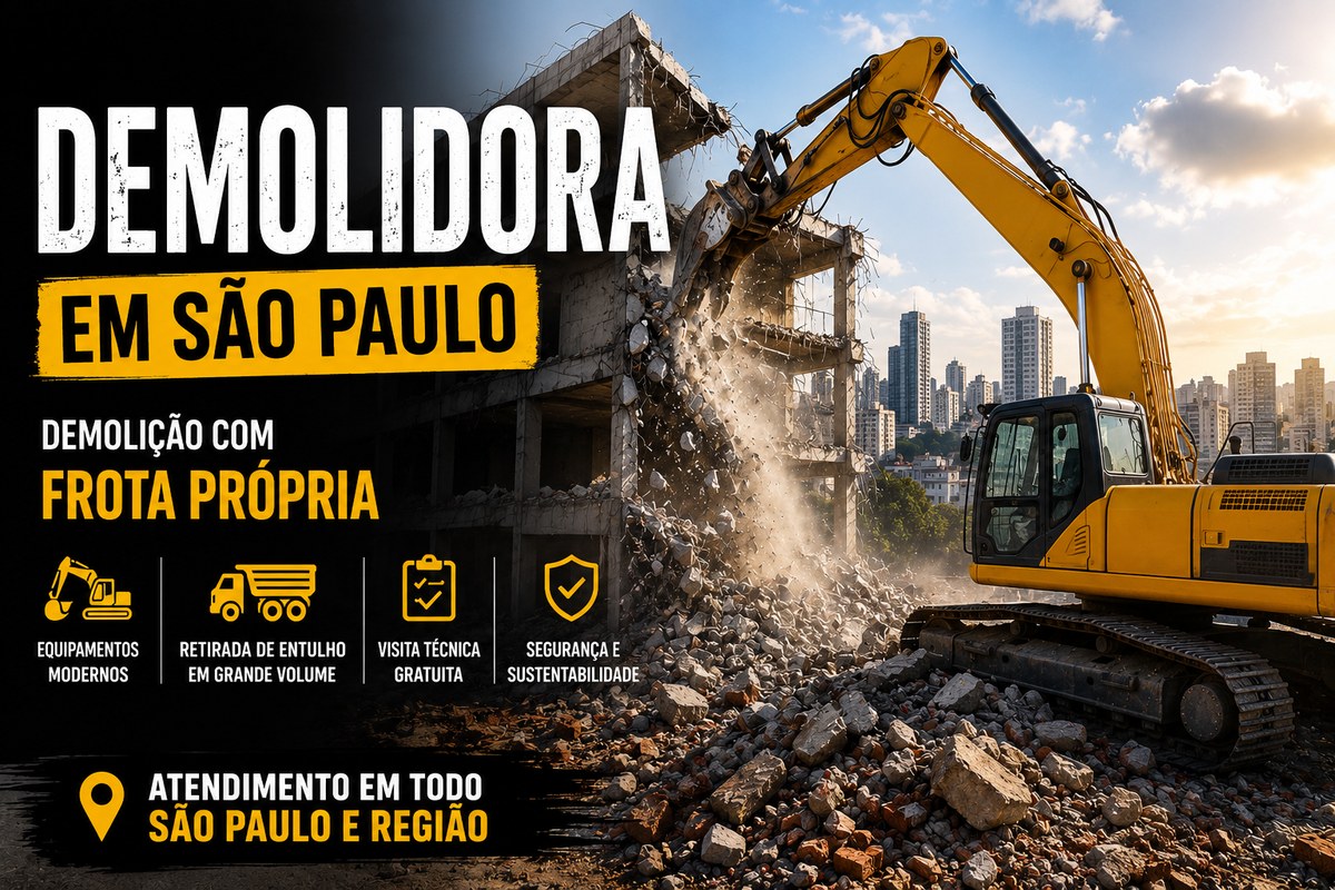 Demolidora em São Paulo | Demolição com Frota Própria | Terra Forte