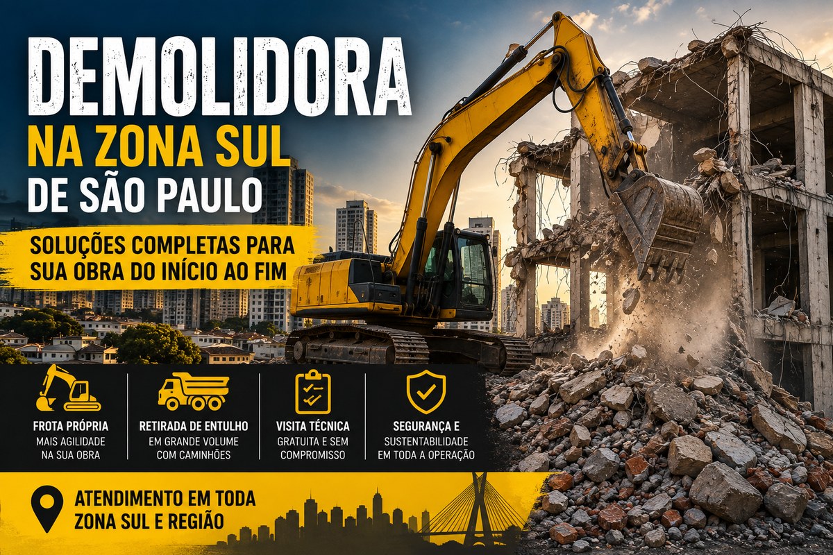 Demolidora na Zona Sul de São Paulo | Terra Forte