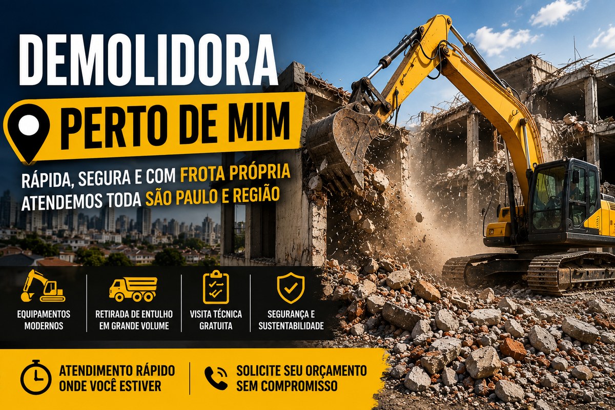 Demolidora Perto de Mim em São Paulo | Terra Forte