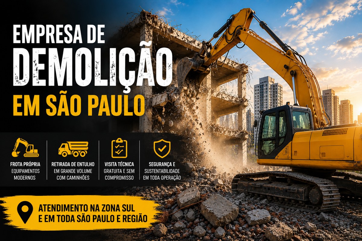 Empresa de Demolição em São Paulo | Terra Forte