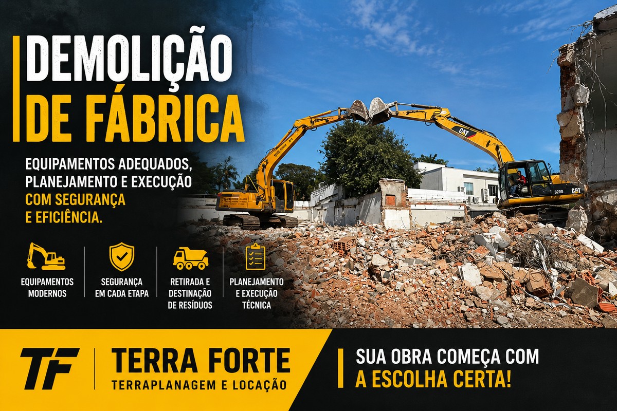  Demolição de Fábrica em São Paulo | Terra Forte