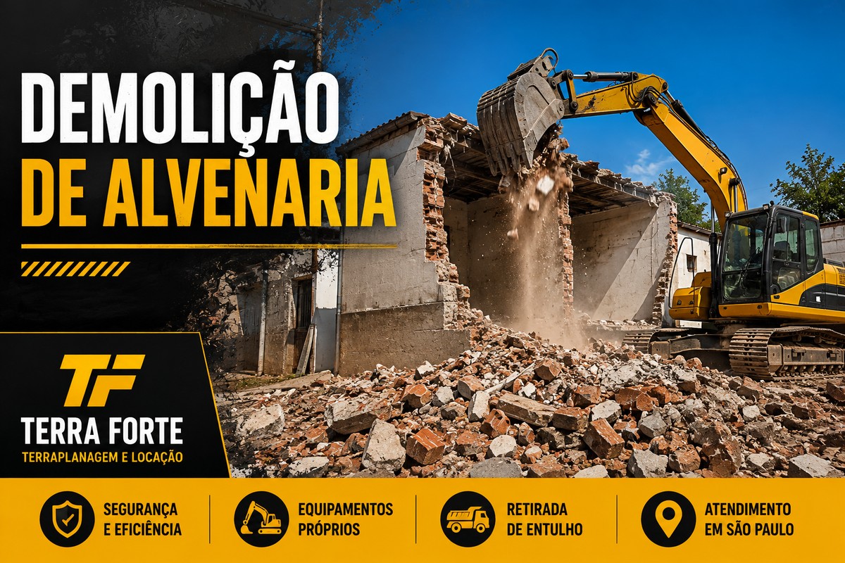 Demolição de Alvenaria em São Paulo | Terra Forte