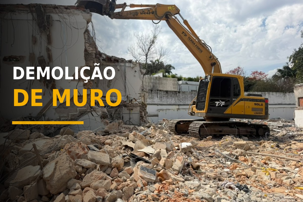 Demolição de Muro em São Paulo | Terra Forte